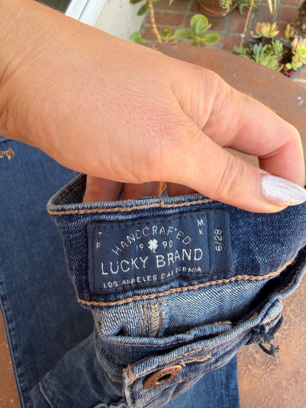 NWT Lucky Brand medium sweet straight leg jeans Size 6/28 - Picture 5 of 6
